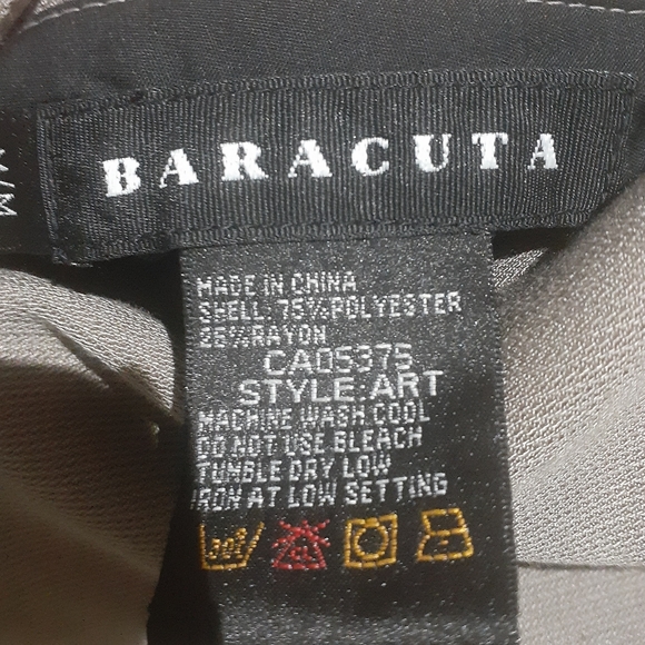 Baracuta Men's Reversible Bomber Style Jacket Tan Black Size Medium - Picture 4 of 4